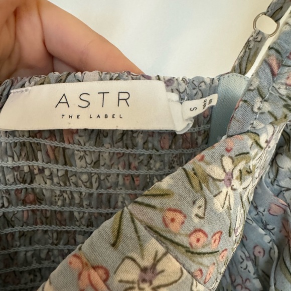 ASTR The Label Women’s Flutter Strap Floral Tiered Maxi Dress in Light Blue - Picture 4 of 6